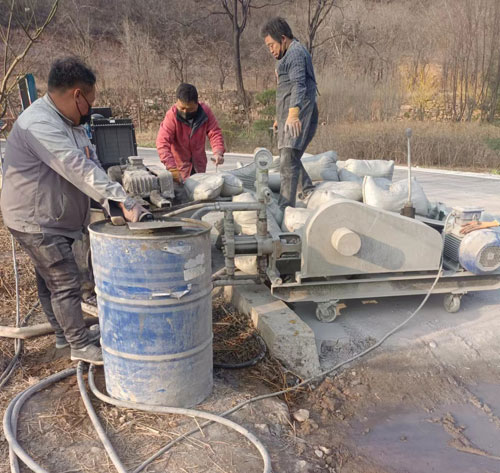 文成路面下沉注浆